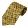100% Silk Tie By Bisley - Green Grouse