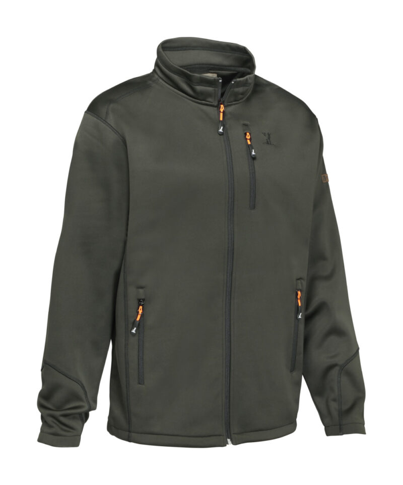 15183-SWEATSHIRT-ZIPE-KAKI-34-2020 Percussion Zipped Softshell Sweatshirt Khaki