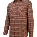 Hoggs of Fife Countrysport Luxury Hunting Shirt rust check