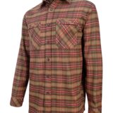 Hoggs of Fife Countrysport Luxury Hunting Shirt rust check