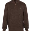 PercussionZipNeckHuntingPulloverBrown
