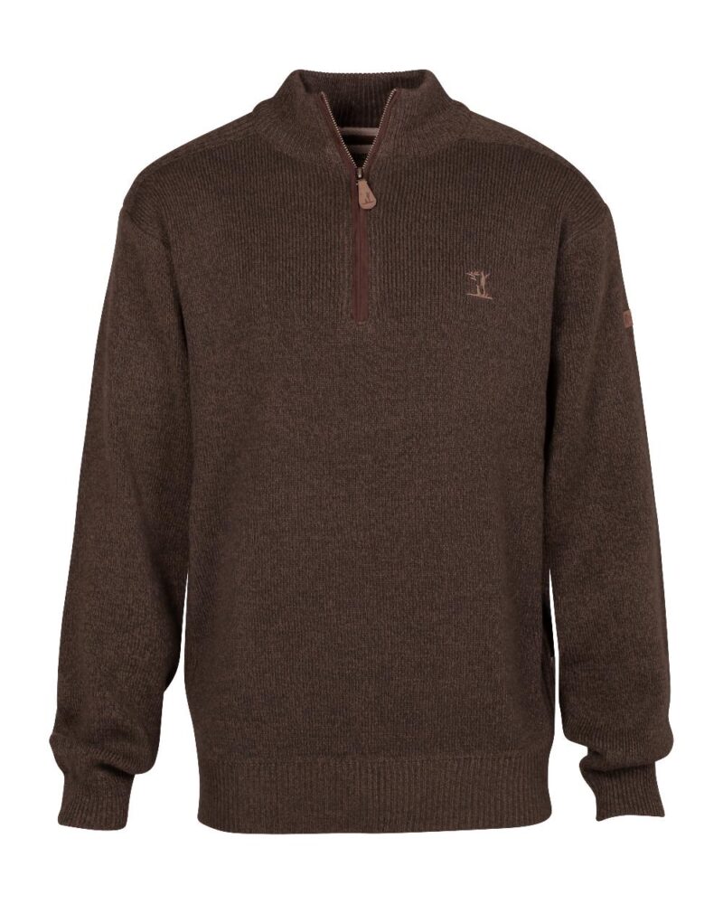 PercussionZipNeckHuntingPulloverBrown PercussionZipNeckHuntingPulloverBrown