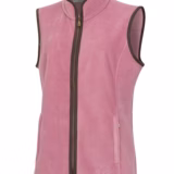 Hoggs of Fife Stenton Ladies Fleece Gilet - Dusky Pink