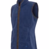 Hoggs of Fife Stenton Ladies Fleece Gilet - Nordic Blue