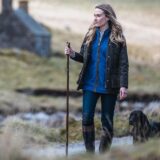 stenton fleece in nordic blue