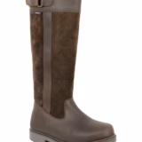 Hoggs of Fife Cleveland II Ladies Country Boots in Dark Brown