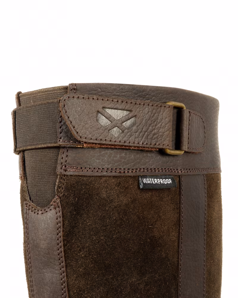 Cleveland II Ladies Country Boots - Dark Brown Detail Cleveland II Dark Brown leather and waterproof calf detail