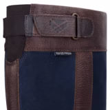 Cleveland II country boot waterproof calf and strap detail