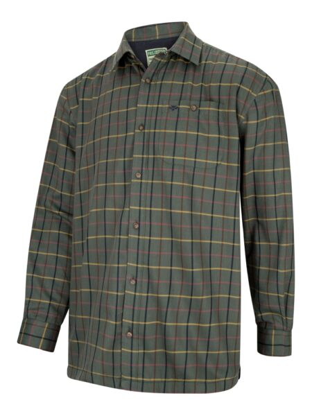 Hoggs of Fife Bark Micro Fleece Lined Shirt