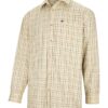 olive/tan shirt