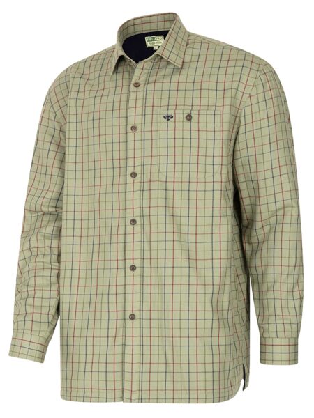 Hoggs of Fife Bark Micro Fleece Lined Shirt