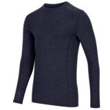 Hoggs 100% Merino Wool Crew Neck Base Layer Long Sleeve