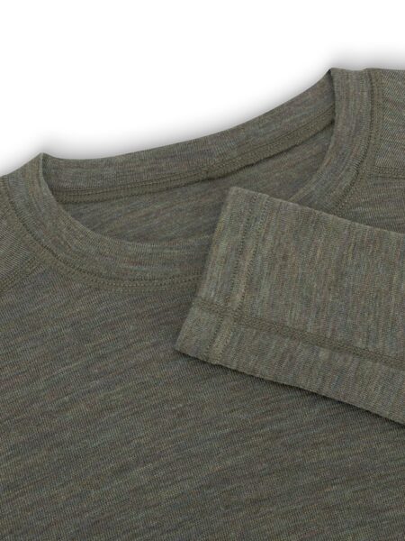 Hoggs 100% Merino Wool Crew Neck Base Layer Long Sleeve