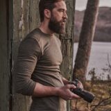 Hoggs 100% Merino Wool Crew Neck Base Layer Long Sleeve