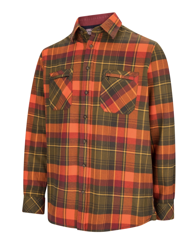 Hoggs of Fife Countrysport Luxury Hunting Shirt hunting shirt green orange