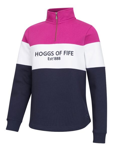 Hoggs Dumfries 1888 Ladies 1/4 Zip Sweatshirt