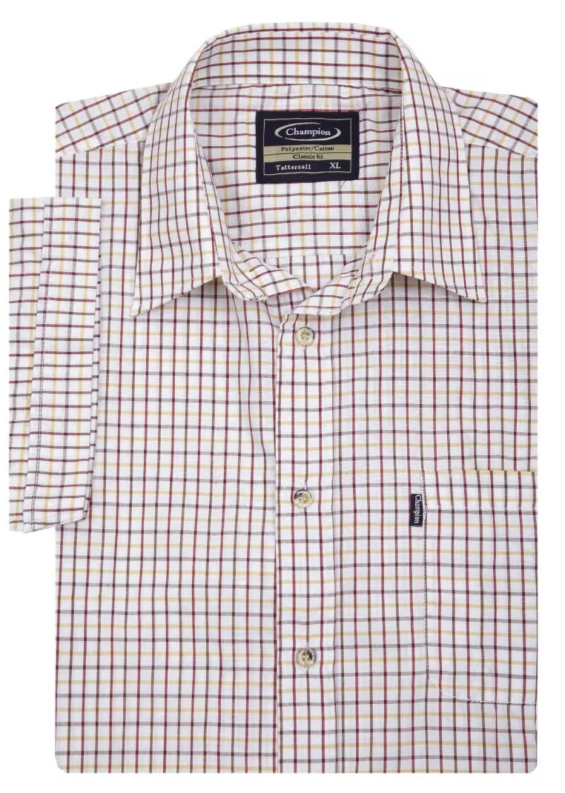 Champion Tattersall Short Sleeve Shirt Champion Tattersall Short Sleeve Shirt