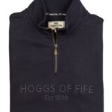 Hoggs Of Fife Galloway 1888 Plain 1/4 Zip Sweatshirt