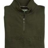 Hoggs Of Fife Galloway 1888 Plain 1/4 Zip Sweatshirt