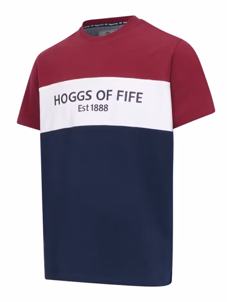 Hoggs Of Fife Dalbeattie Colour Block T-Shirt