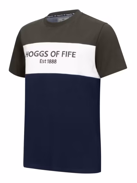 Hoggs Of Fife Dalbeattie Colour Block T-Shirt
