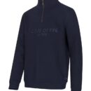 Hoggs Of Fife Galloway 1888 Plain 1/4 Zip Sweatshirt