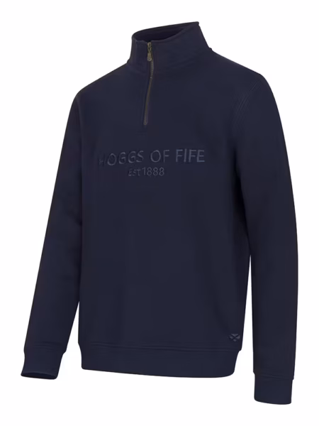 Hoggs Of Fife Galloway 1888 Plain 1/4 Zip Sweatshirt