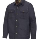 Hoggs Of Fife Huntly Waxed Canvas Utility Overshirt