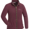 Pinewood-Womens-Nydala-Fleece-Jacket-Burgundy-Suede-Brown_01_grande