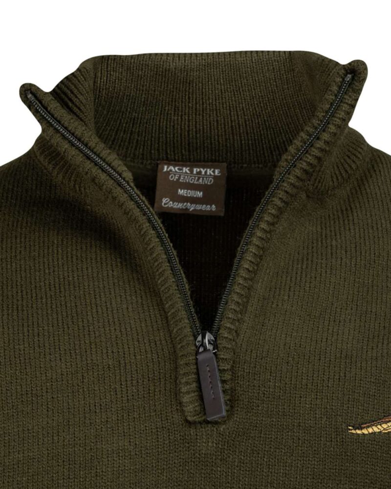 Jack-Pyke-Mens-Pheasant-Zip-Neck-Pullover-Olive_02 Jack-Pyke-Mens-Pheasant-Zip-Neck-Pullover-Olive_02