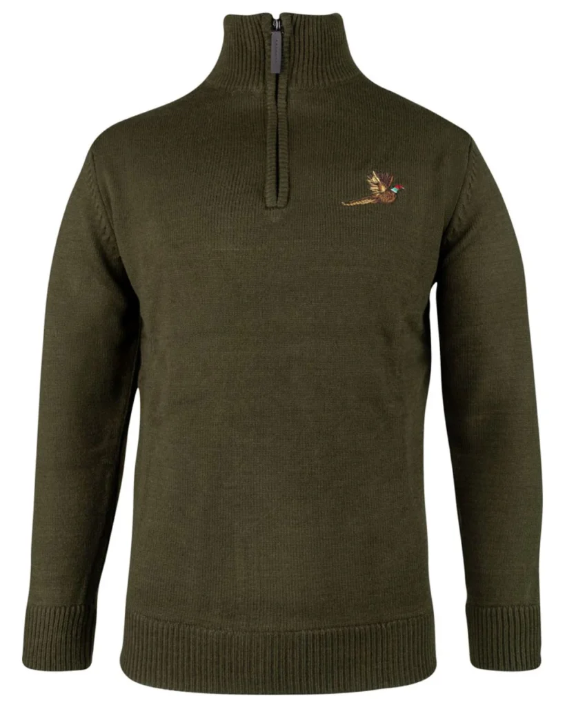Jack Pyke Pheasant Zip Neck Pullover