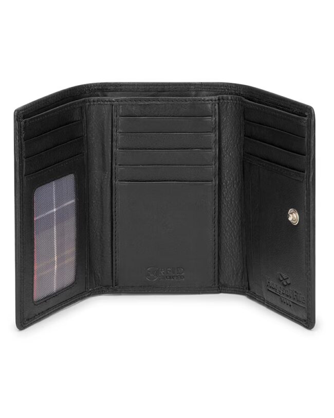 Hoggs of Fife Monarch Leather Bi Fold Purse 16Cm Hoggs of Fife Monarch Leather Bi Fold Purse 16Cm