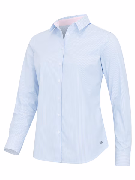 Hoggs of Fife Ingliston Ladies Stretch Stripe Shirt
