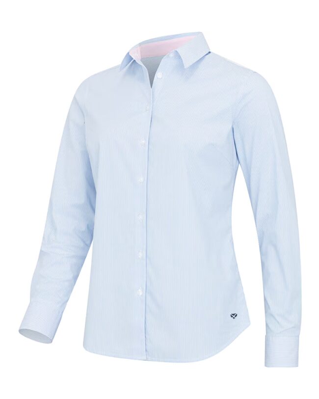 Hoggs of Fife Ingliston Ladies Stretch Stripe Shirt
