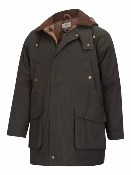 Hoggs of Fife Kelso Waterproof Gents Wax Jacket