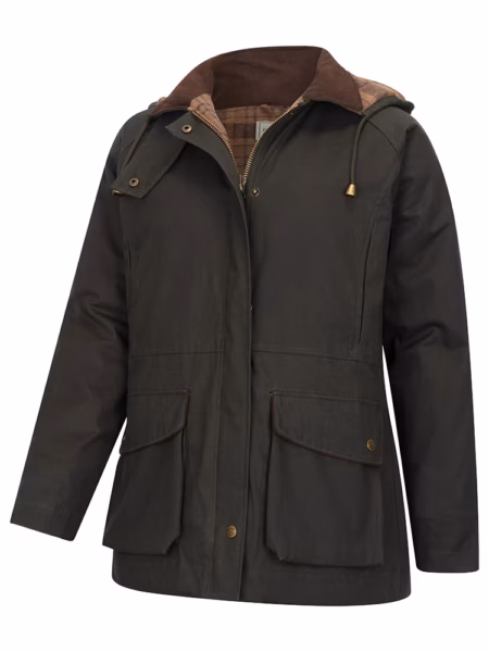 Hoggs of Fife Kelso Waterproof Ladies Wax Jacket