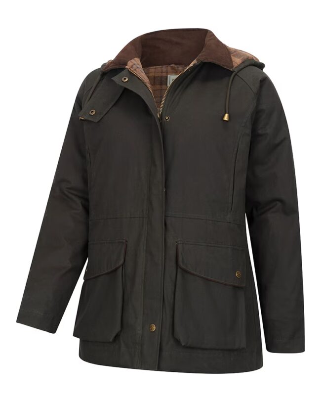 Hoggs of Fife Kelso Waterproof Ladies Wax Jacket
