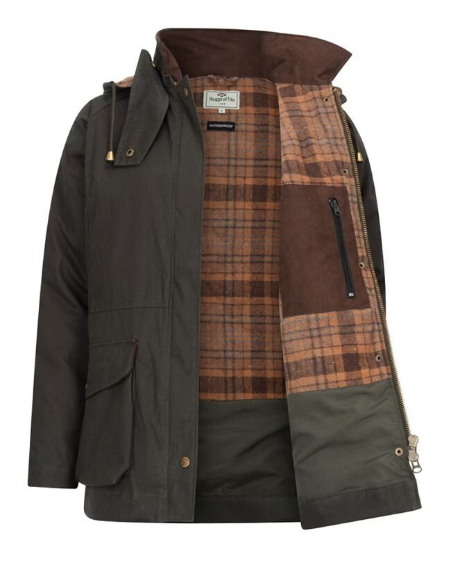 Hoggs of Fife Kelso Waterproof Ladies Wax Jacket Hoggs of Fife Kelso Waterproof Ladies Wax Jacket