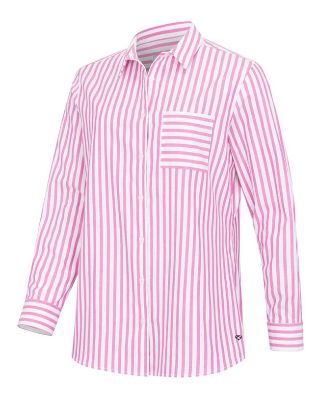 Hoggs of Fife Sophia Oversized Stripe Shirt