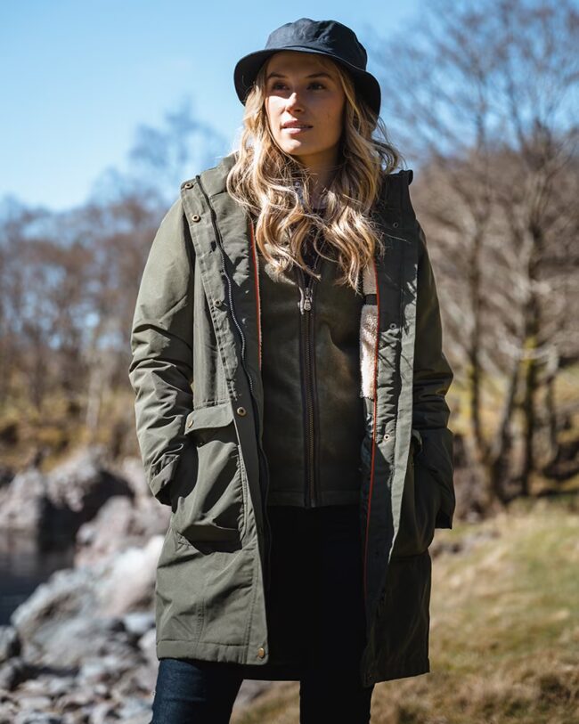 Hoggs of Fife Walker Ladies Long Coat Hoggs of Fife Walker Ladies Long Coat