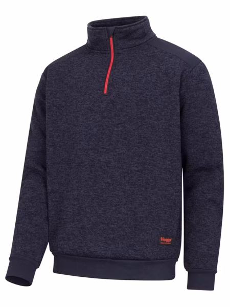 Hoggs of Fife Green King II 1/4 Zip Knit