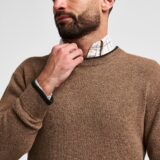 Jack Pyke Ashcombe 100% Lambswool Crewknit Barley