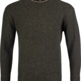 Jack Pyke Ashcombe 100% Lambswool Crewknit Dark Olive
