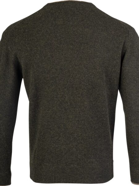 Jack Pyke Ashcombe 100% Lambswool Crewknit Dark Olive Jack Pyke Ashcombe 100% Lambswool Crewknit Dark Olive