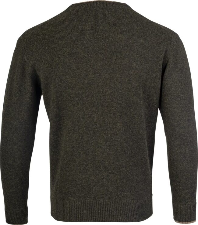 Jack Pyke Ashcombe 100% Lambswool Crewknit Dark Olive Jack Pyke Ashcombe 100% Lambswool Crewknit Dark Olive