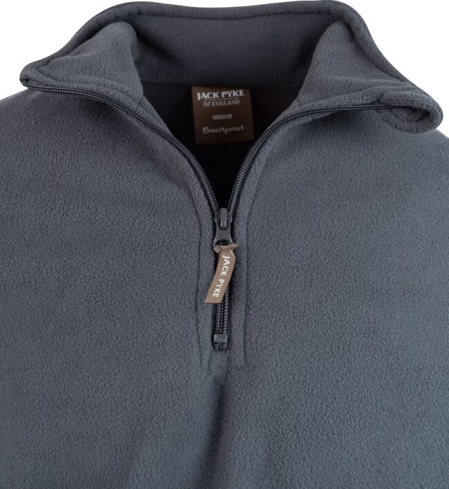 Jack Pyke Country Fleece Top Charcoal Jack Pyke Country Fleece Top Charcoal