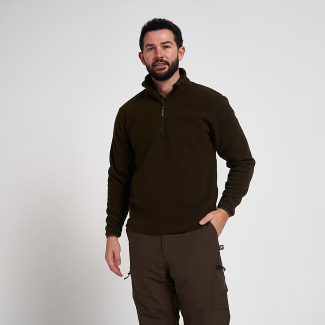 Jack Pyke Country Fleece Top Dark Olive Jack Pyke Country Fleece Top Dark Olive