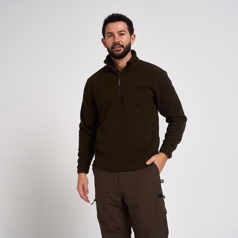 Jack Pyke Country Fleece Top Dark Olive Jack Pyke Country Fleece Top Dark Olive