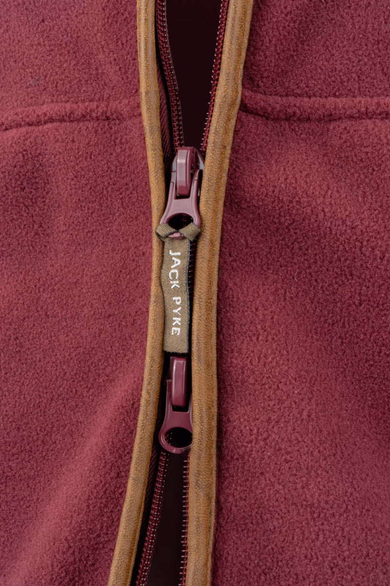 Jack Pyke Countryman Fleece Gilet Burgundy Jack Pyke Countryman Fleece Gilet Burgundy