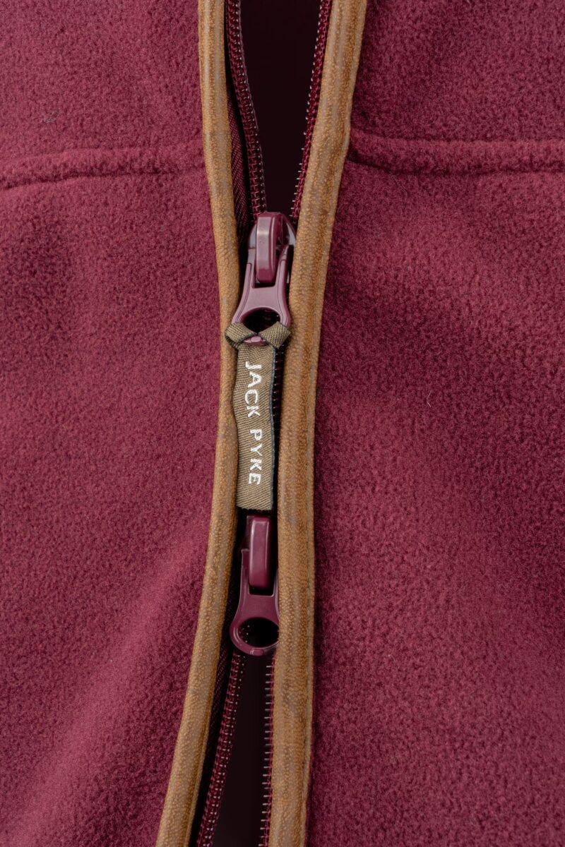 Jack Pyke Countryman Fleece Gilet Burgundy Jack Pyke Countryman Fleece Gilet Burgundy